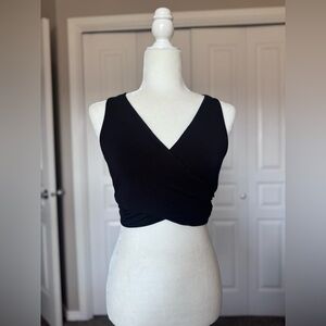Wrap Front Crop Top size Small